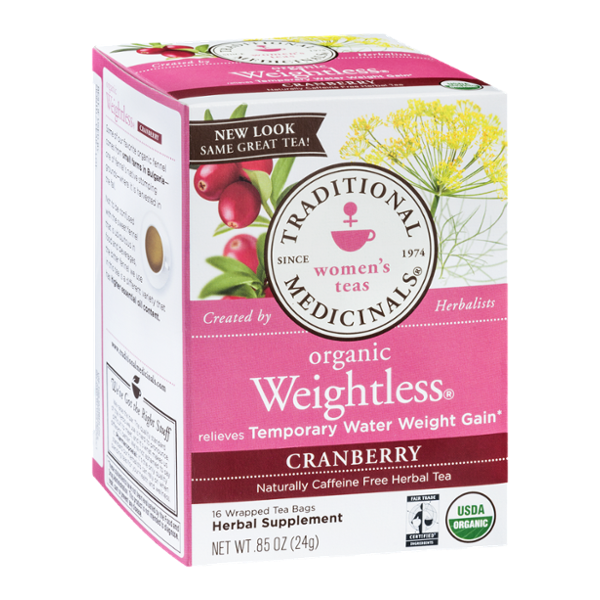 Traditional Medicinals Women's Tea Organic Tea Bags Weightless - 16 CT