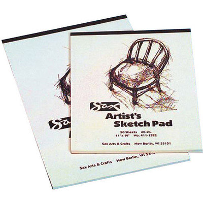Sax Artists Sketch Pad, White, 11