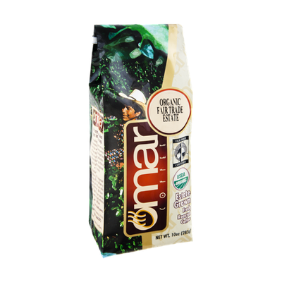 Omar Coffee Organic Fair Trade Estate Fresh Roasted Coffee