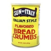 Sun of Italy Italian Flavored Bread Crumbs, 15 Ounce -- 12 per case.