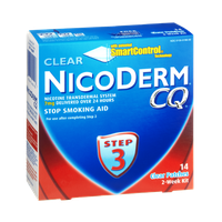 NicoDerm CQ Clear 2-Week Step 3 Stop Smoking Aid Patches - 14 CT