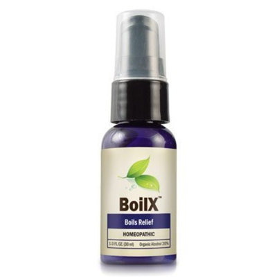 BoilX Natural Boil Treatment - Homeopathic Boil Relief Product Removes Boils on Skin ~ 1 Bottle