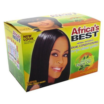 Africa's Best Africas Best Herbal Intensive Dual Conditioning No-Lye Relaxer System (Case of 6)