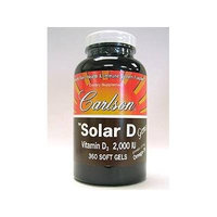 Carlson Labs - Solar D Gems 2000 IU 360 gels