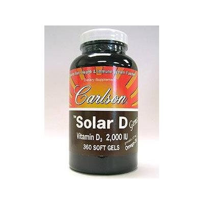 Carlson Labs - Solar D Gems 2000 IU 360 gels