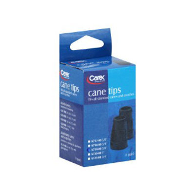 Carex Health Brands A71900 Black Tips .88 in.