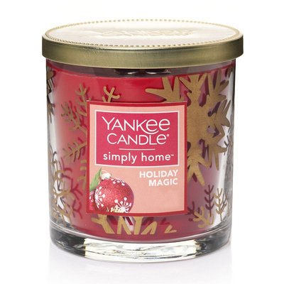 Yankee Candle simply home Holiday Magic 7-oz. Jar Candle, Red