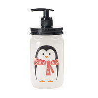 Simple Pleasures Winter Cheer Penguin Mason Jar Hand Soap, Other Clrs
