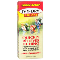 Ivy-dry quick itch relief cream - 1 oz