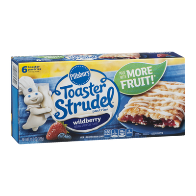 Pillsbury Toaster Strudel Pastries Wildberry - 6 CT