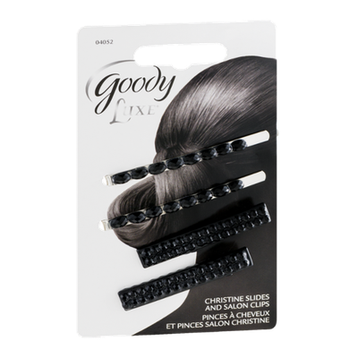 Goody Luxe Christine Slides and Salon Clips - 4 CT