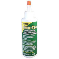 Beacon Gem-Tac Permanent Adhesive, 4-Ounce