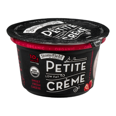 Stonyfield Organic Petite Creme La Vie En Strawberry