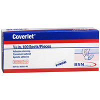 Coverlet adhesive strips round 7/8 inches - 100 ea