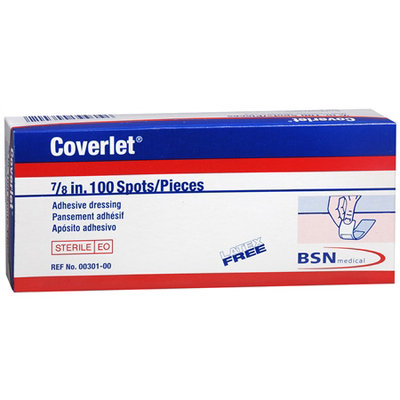Coverlet adhesive strips round 7/8 inches - 100 ea