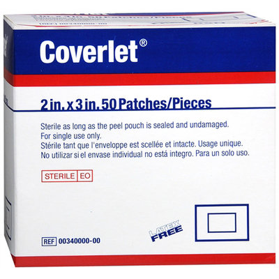 Bsn Coverlet 2 x3 Fabric Patches, Box of 50