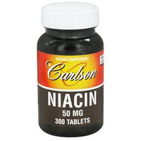 Carlson Labs - Niacin 50 mg. - 300 Tablets