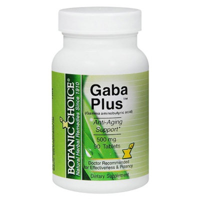 Botanic Choice GABA Plus 500 mg Dietary Supplement Tablets