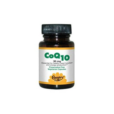 Country Life Vitamins Coenzyme Q10 30 MG 30 Caps by Country Life