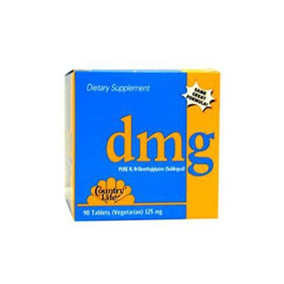 Country Life - DMG Pure NN-Dimethylglycine Sublingual 125 mg. - 30 Vegetarian Tablets