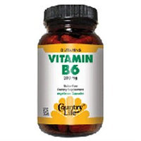 Vitamin B-6 200 Mg 90 Vcap By Country Life Vitamins (1 Each)