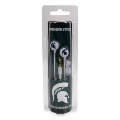 Usdigitalmedia,inc AudioSpice Michigan State Spartans Ignition Earbuds