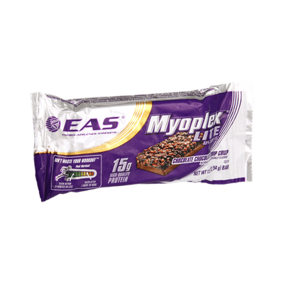 EAS Myoplex Lite Chocolate Chocolate Chip Crisp Nutrition Bar