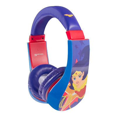 Kids DC Superhero Girls Headphones, Multicolor