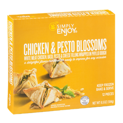 Simply Enjoy Chicken & Pesto Blossoms