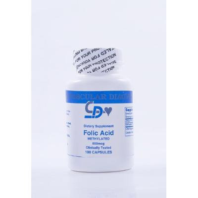 Methylated Folic Acid 800 mcgs 100 caps