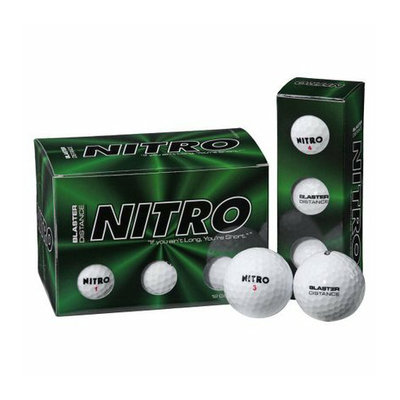 Nitro Blaster Golf Balls - White (24 Pk)