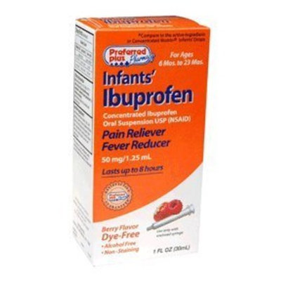 Actavis - Otc Ibuprofen Infants Pain Reliever Fever Reducer Drops, Berry Flavor, Dye Free - 1 Oz