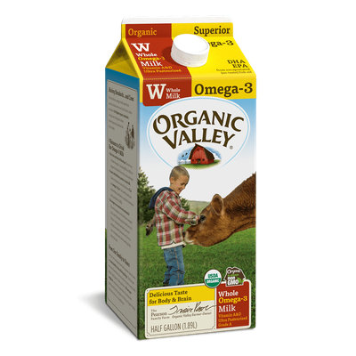 Organic Valley® Omega-3 Whole Milk, Ultra Pasteurized