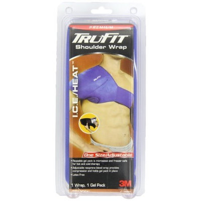 Trufit Tru-Fit Ice/heat Shoulder Wrap With Gel Pack, Blue, One Size Fits All