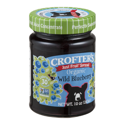 Crofter's Just Fruit Spread Organic Wild Blueberry