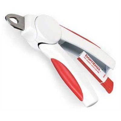 Bamboo Small Dog Guillotine Nail Trimmer with Styptic and File (Colors Vary)