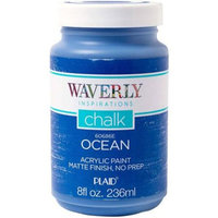 Waverly Inspirations Matte Chalk Finish Acrylic Paint by Plaid, Ocean, 8 oz.