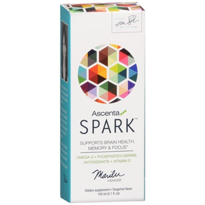 Ascenta Spark Brain Health, Liquid, Tangerine, 5.1 fl oz