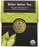 Buddha Teas Bitter Melon 100 Percent Organic Herbal Tea 18 Bags Per Packet