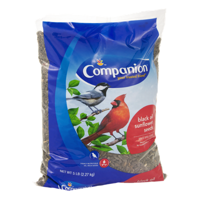 Companion Wild Bird Food Black Oil Sunflower Seeds