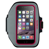 Belkin Sportfit Plus Cell Phone Armband for iPhone 6 - Pink (F8W501-