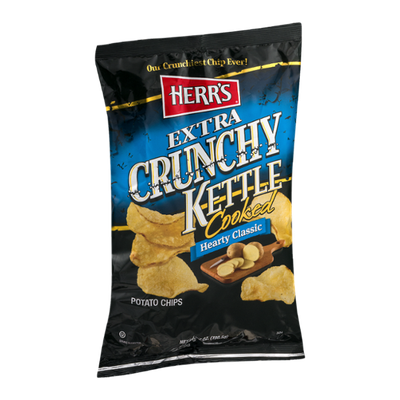 Herr's® Extra Crunchy Kettle Cooked Potato Chips Hearty Classic