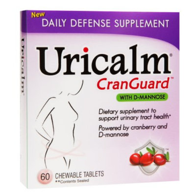 Uricalm CranGuard Chewable Dietary Supplement, Cherry, 60 ea