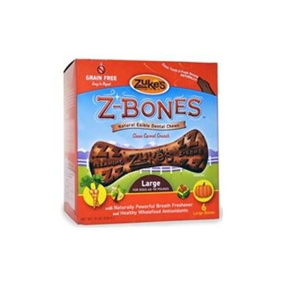 Zukes Performance Pet Zukes Z-Bones Carrot Large - 6 pack