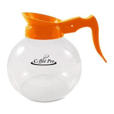 CoffeePro Coffeepro Glass Decanter, Replacement, Decaf, 12 Cup, Clear