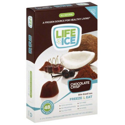 Lifeice Life Ice Chocolate Crisp Flavored Ices, 4 fl oz, (Pack of 6)