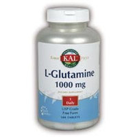KAL L-Glutamine 1000 MG - 100 Tablets - Glutamine