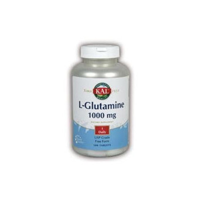 KAL L-Glutamine 1000 MG - 100 Tablets - Glutamine