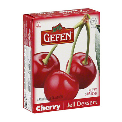 Gefen : Cherry 3 oz Jell Dessert