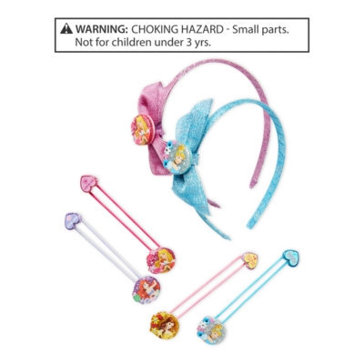Disney Princess Girls' or Little Girls' 6-Piece Hair Accessory Set